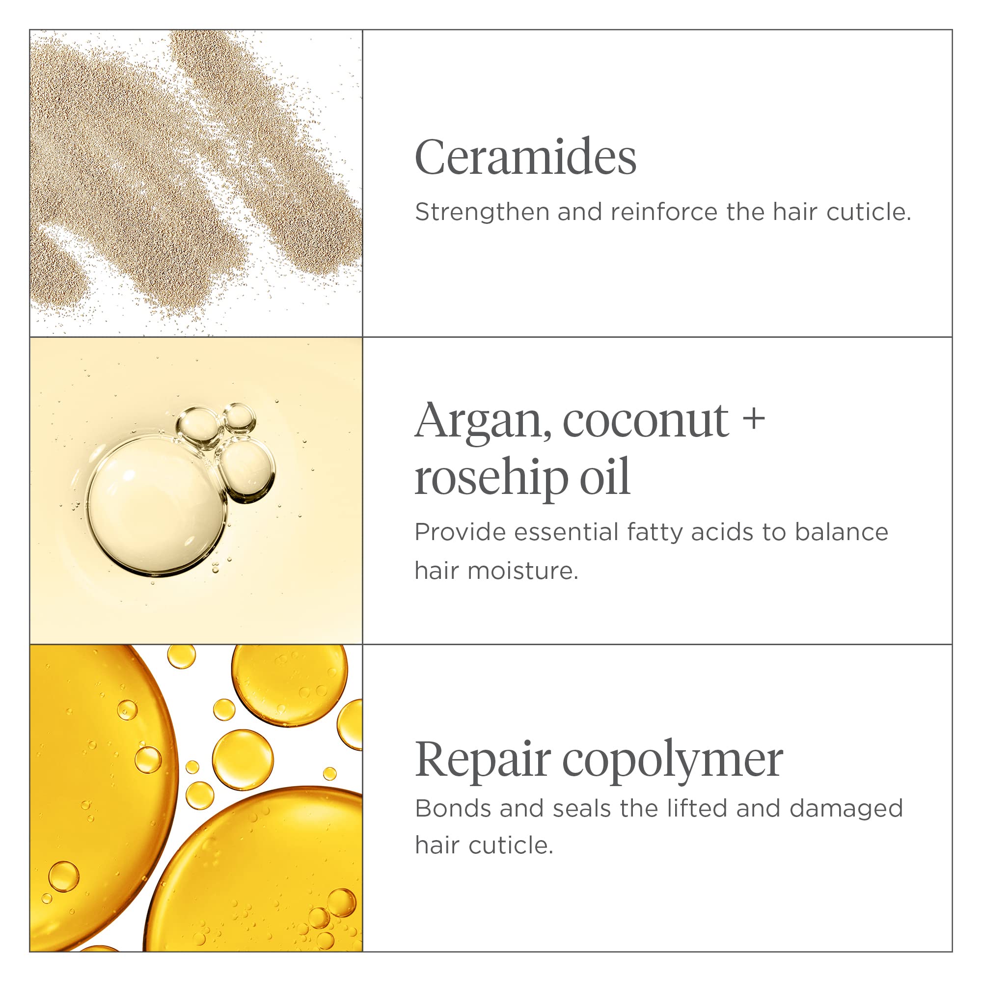 Briogeo Don't Despair, Repair! huiles argan coco rosehip nourrissant sans résidu