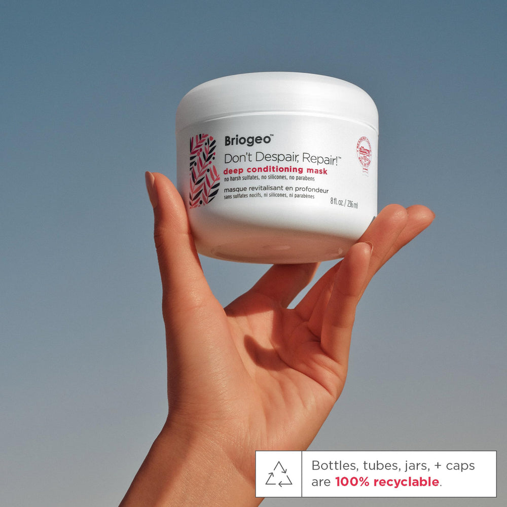 Plant proteins rebuild hair shaft in Briogeo Don't Despair, Repair!