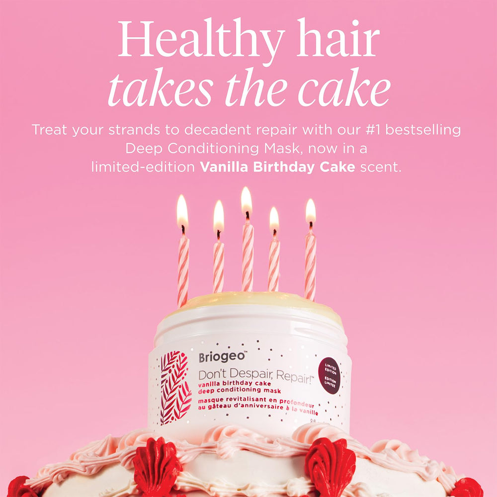 Briogeo Don't Despair, Repair! Réparation intensive en 10 minutes pour cheveux fragiles.