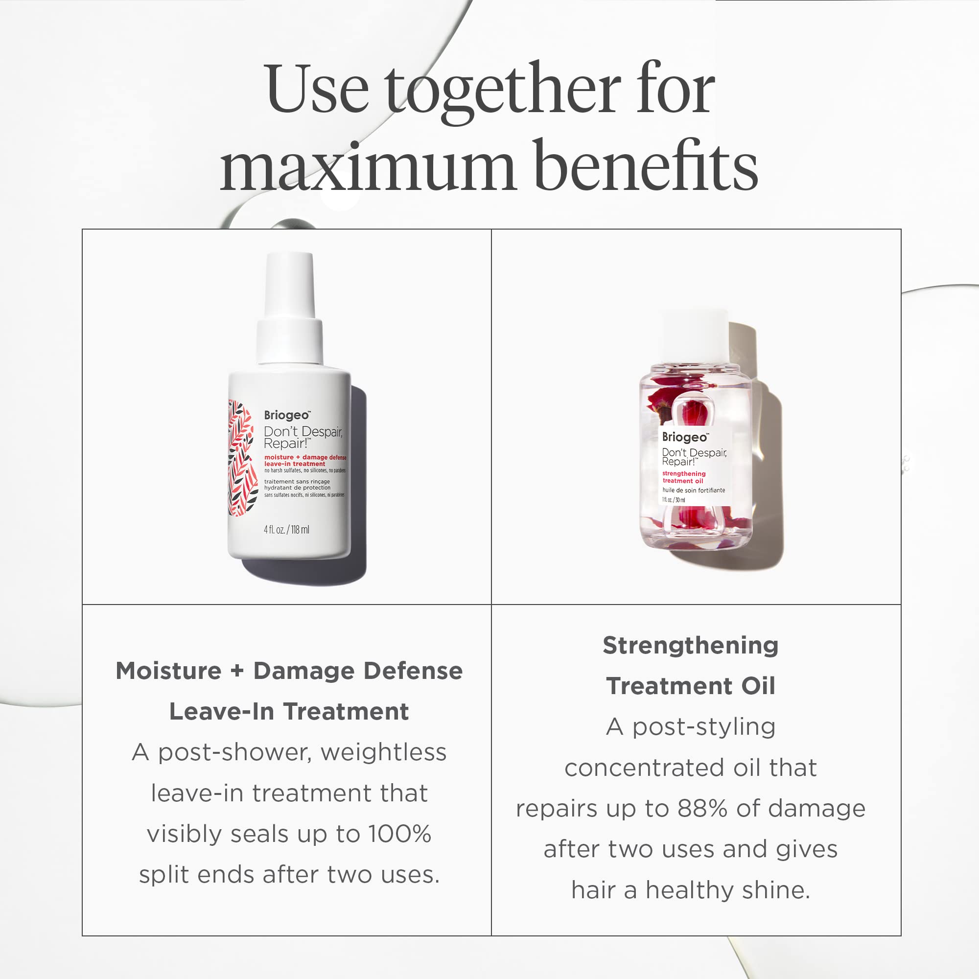 Briogeo Don't Despair, Repair! protection contre la casse des cheveux
