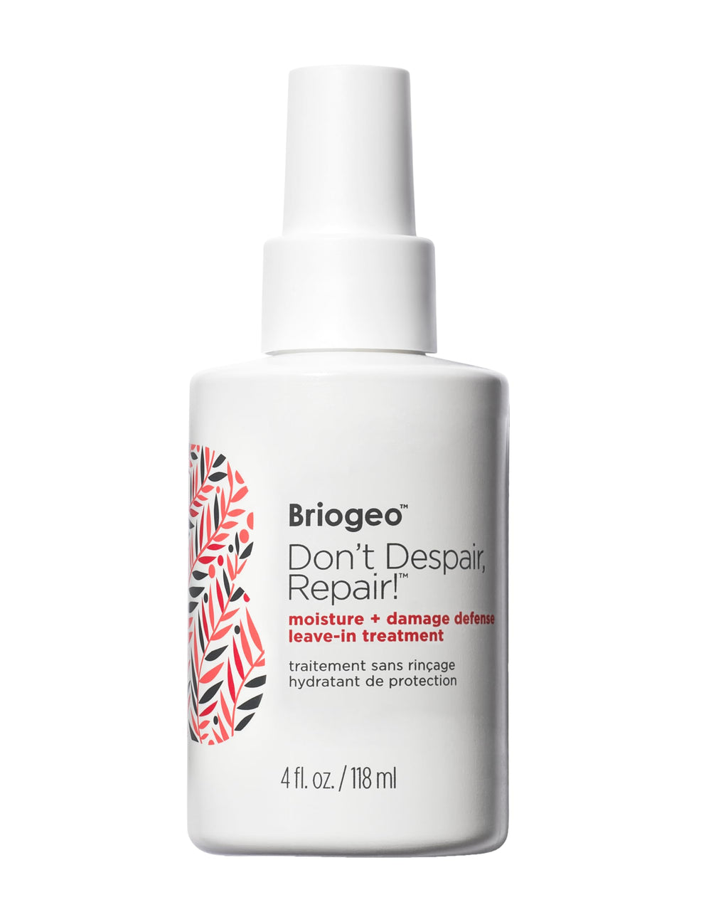 Briogeo Don't Despair, Repair! flacon sans rinage scellant les pointes fourchues