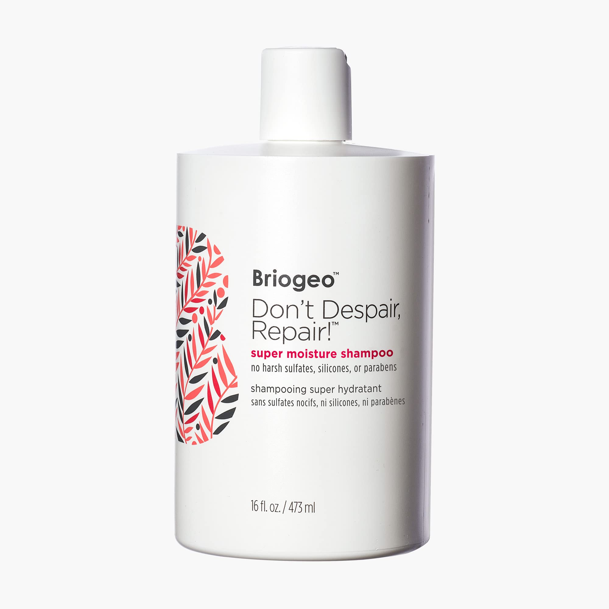 Shampooing Briogeo pour cheveux secs — flacon prêt à hydrater intensément.