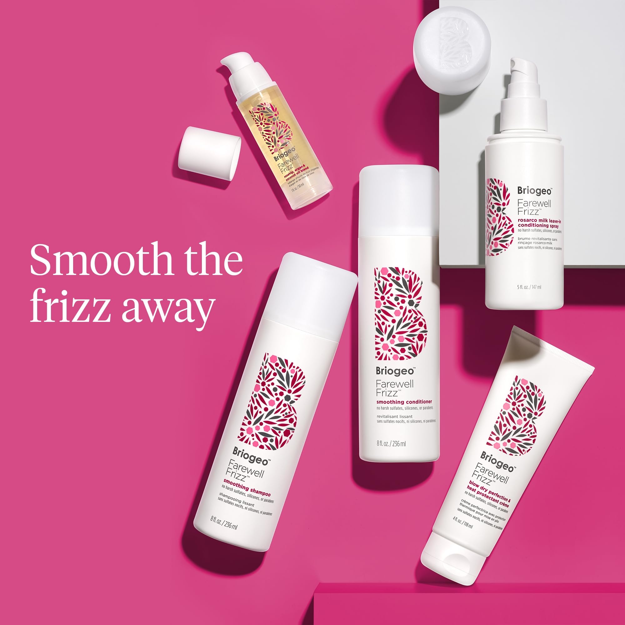 Briogeo Farewell Frizz – sans sulfates, douceur au quotidien.