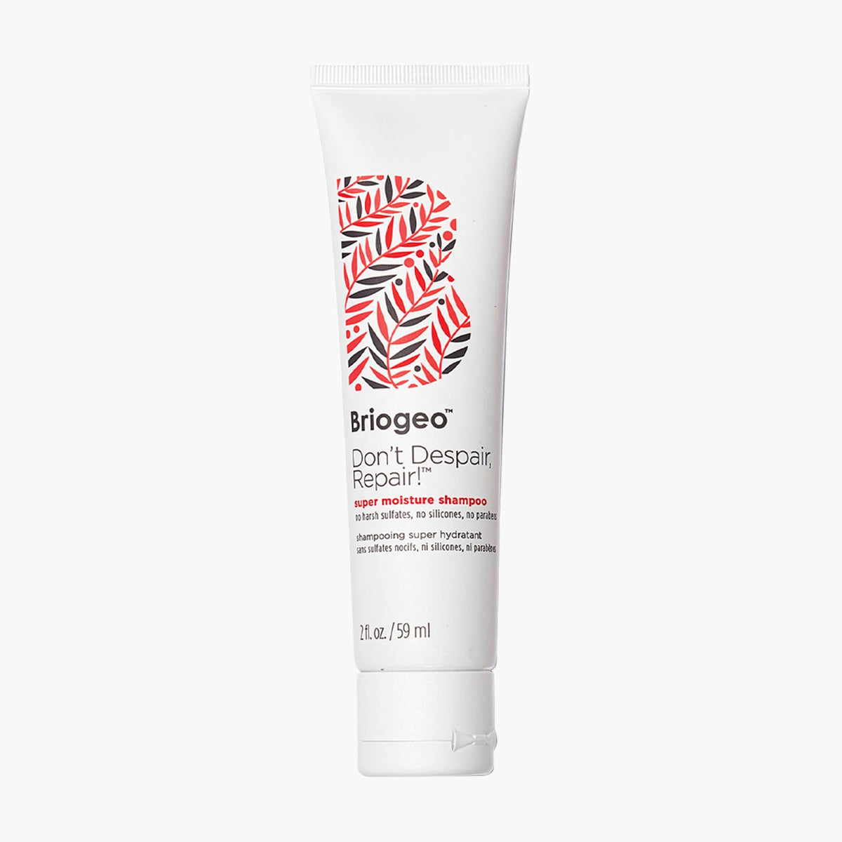 Briogeo Ne Désespérez Pas, Réparez ! bouteille montrant hydratation en profondeur des cheveux.