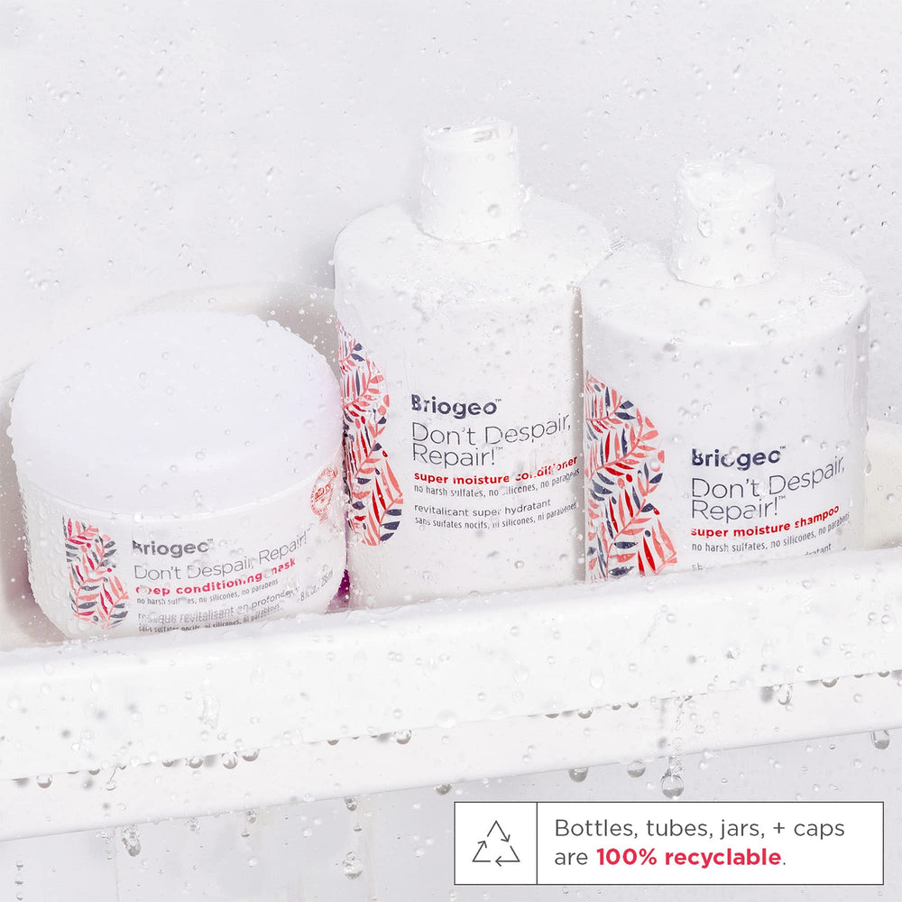 Briogeo Ne Désespérez Pas, Réparez ! démêlage facilité après lavage.