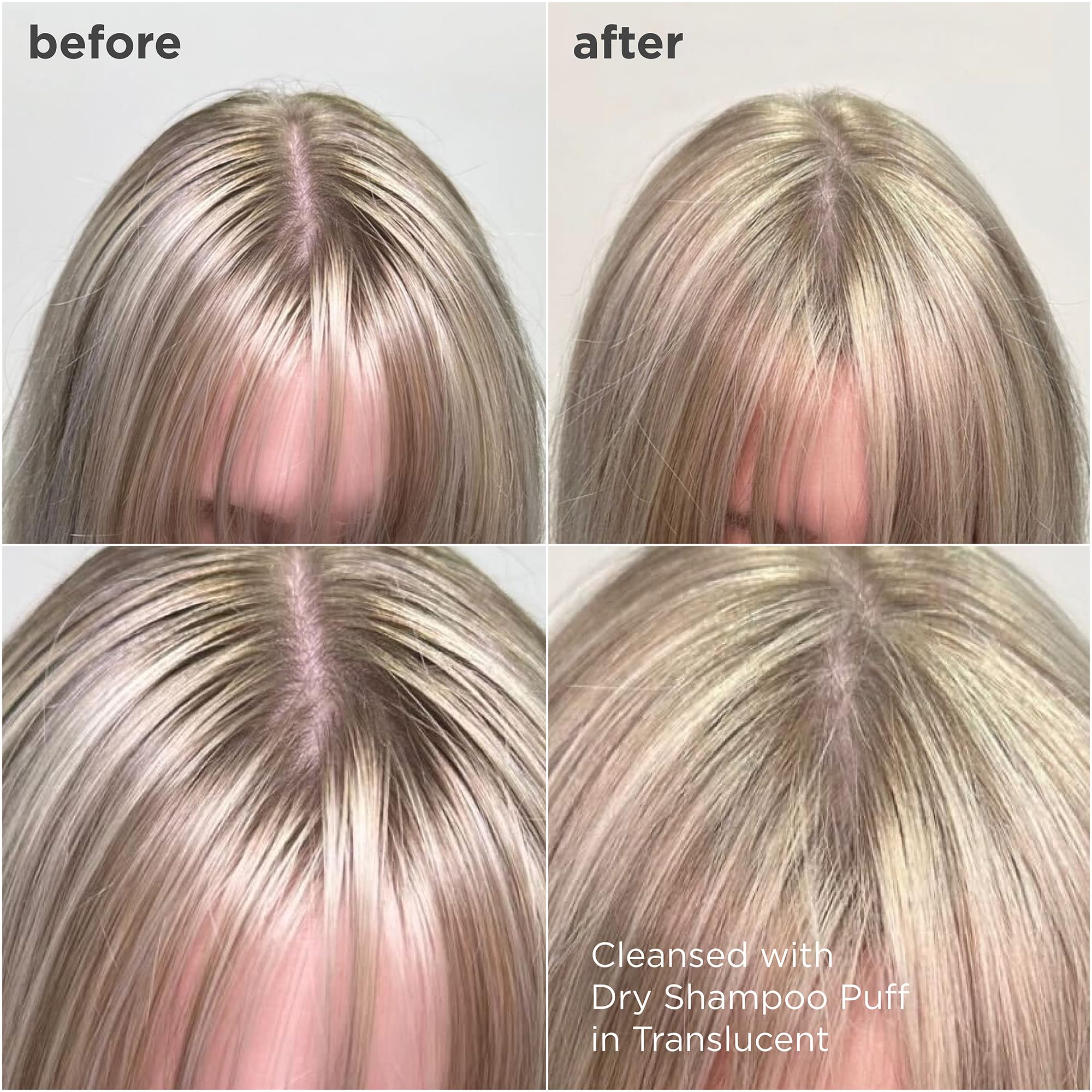 Briogeo Style et Trait poudre sèche transparente pour toutes les couleurs.