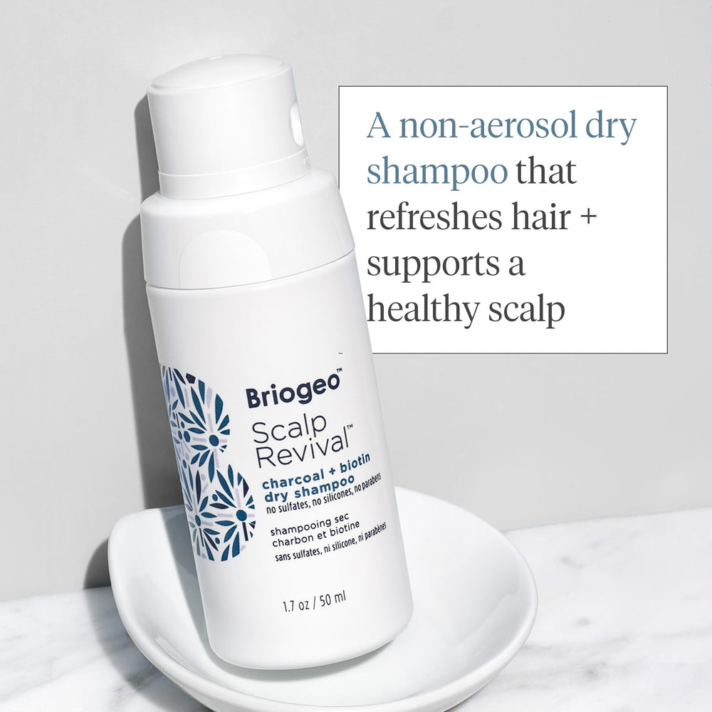 Briogeo Formule végan sans cruauté, naturelle et sans aérosol.