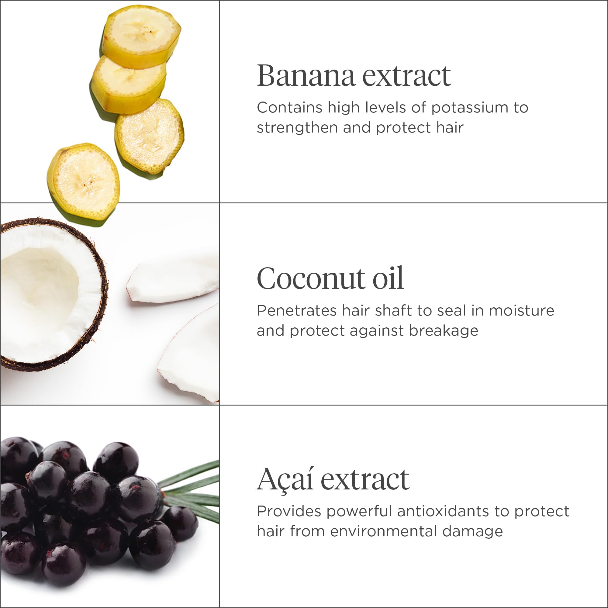 Briogeo Shampoing sans sulfates quotidien pour cheveux équilibrés et doux.