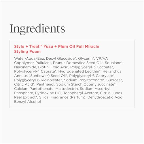 Briogeo Style + Treat Yuzu + Plum Oil Mousse – adaptée aux cheveux ondulés et bouclés