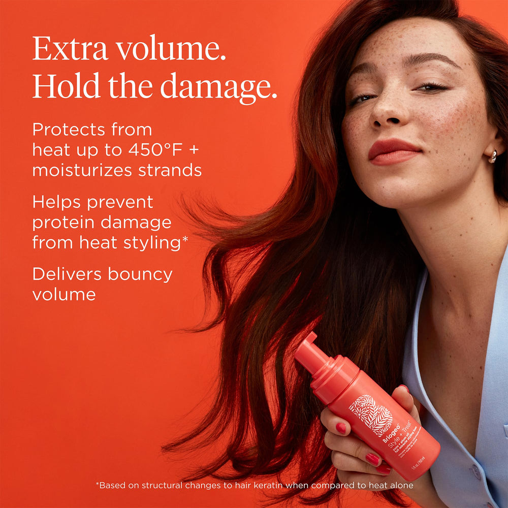 Briogeo Style + Treat Yuzu + Plum Oil Mousse – volume et texture naturelles