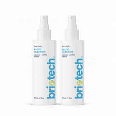 BRIOTECH Eyelid Cleanser bottle front for daily lid and lash care.