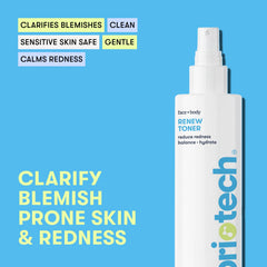 Briotech Renew Toner – brume visage, sensation rafraîchissante et apaisante.
