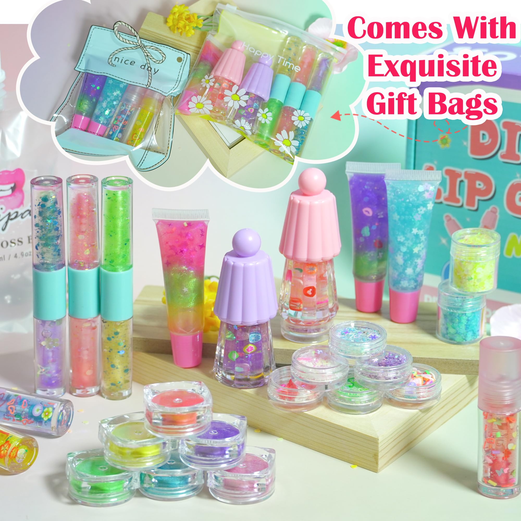 BRIPATI coffret cadeau gloss faits maison : idée cadeau créative et tendance.