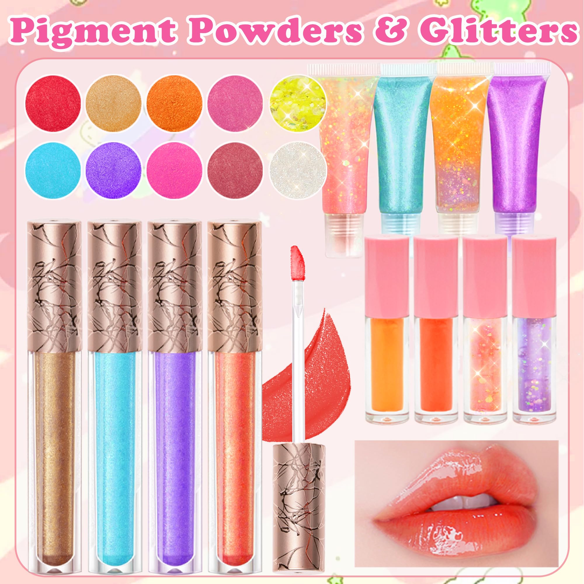 BRIPATI kit pigments couleurs offre huit nuances pour des looks variés