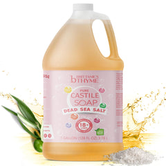 Brittanie's Thyme Savon Castile liquide à l'huile d'olive en recharge pour peau douce