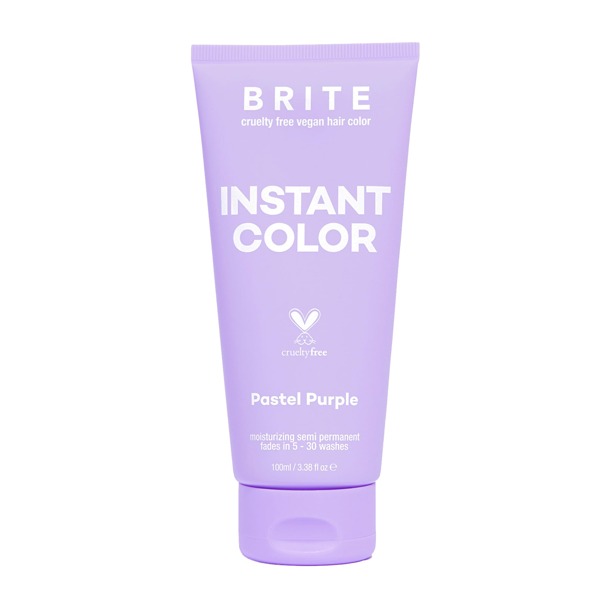 BRITE couleur violet pastel dans une bouteille prête à l'application pour cheveux audacieux