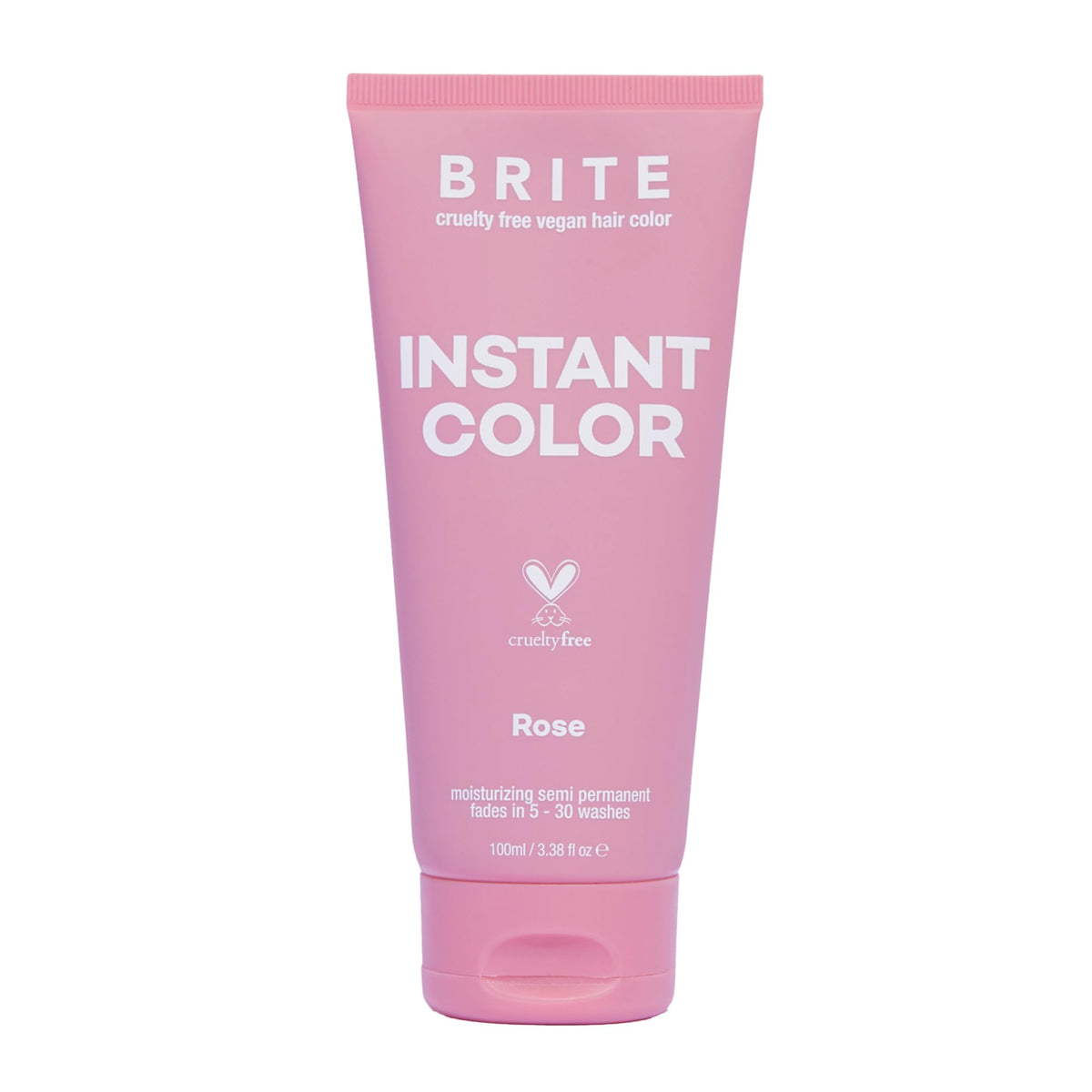BRITE Rose Instant Color – Bouteille, couleur rosée hydratante pour cheveux pré-blondis