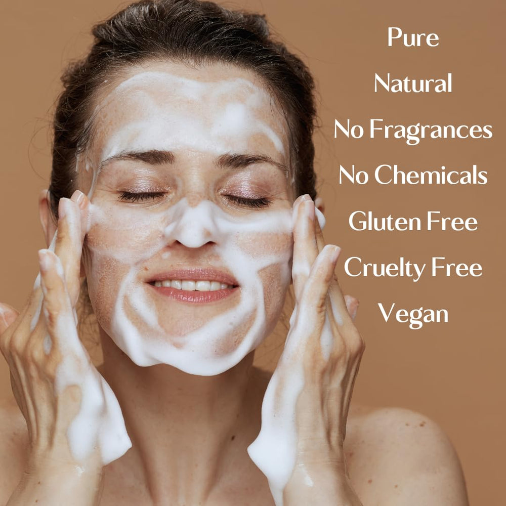 Douche et corps Brittanie's Thyme, peau sensible, mousse riche et apaisante.