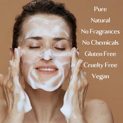 Douche et corps Brittanie's Thyme, peau sensible, mousse riche et apaisante.
