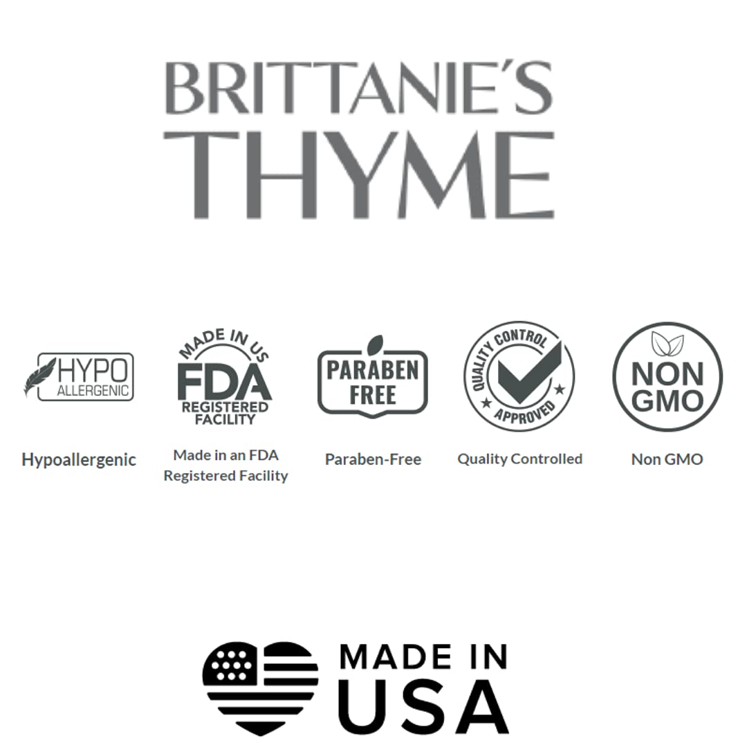 Brittanie's Thyme Flacon sombre protégeant la fraîcheur et l'efficacité