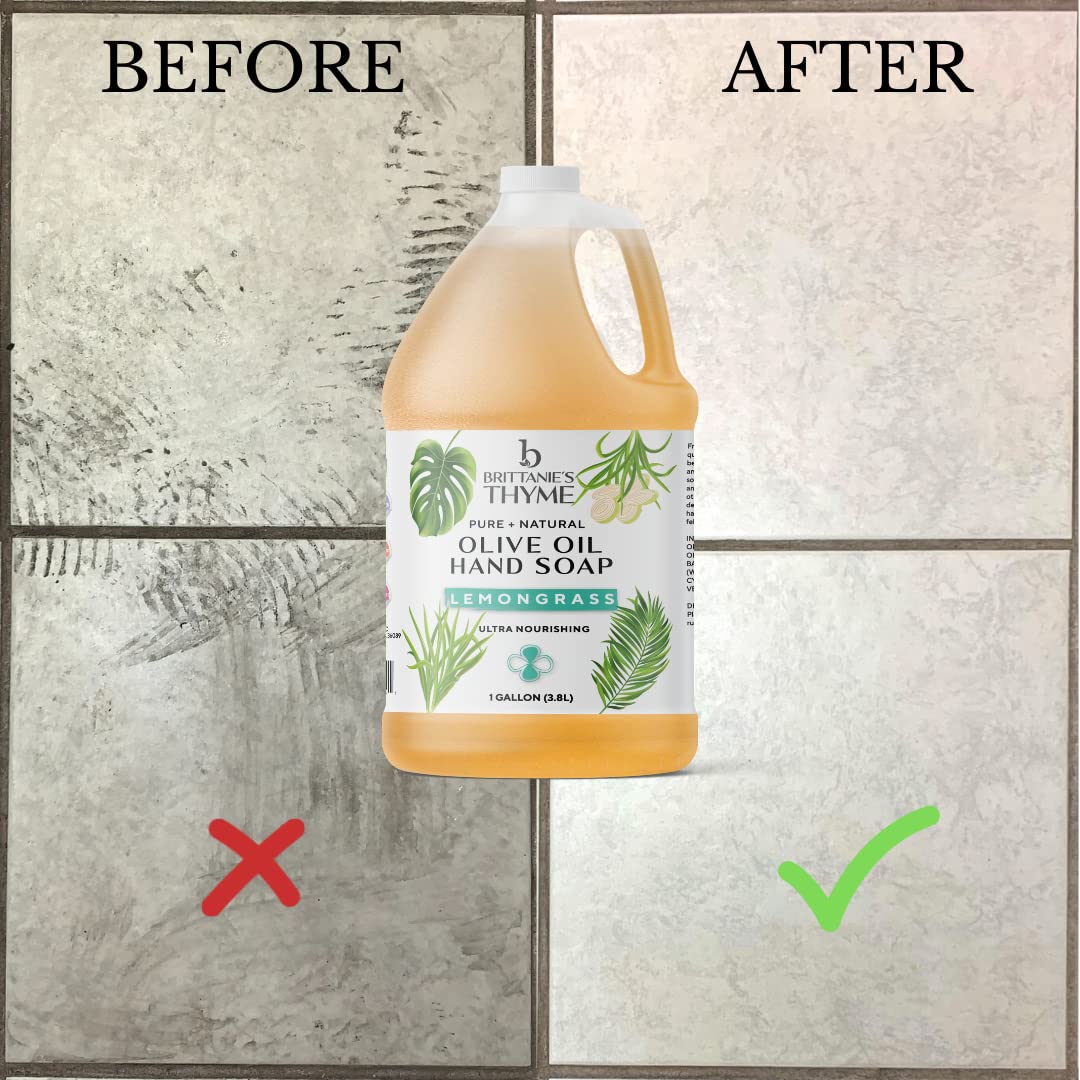 Lavage linge et surfaces avec Brittanie's Thyme Savon Castile Citronnelle.