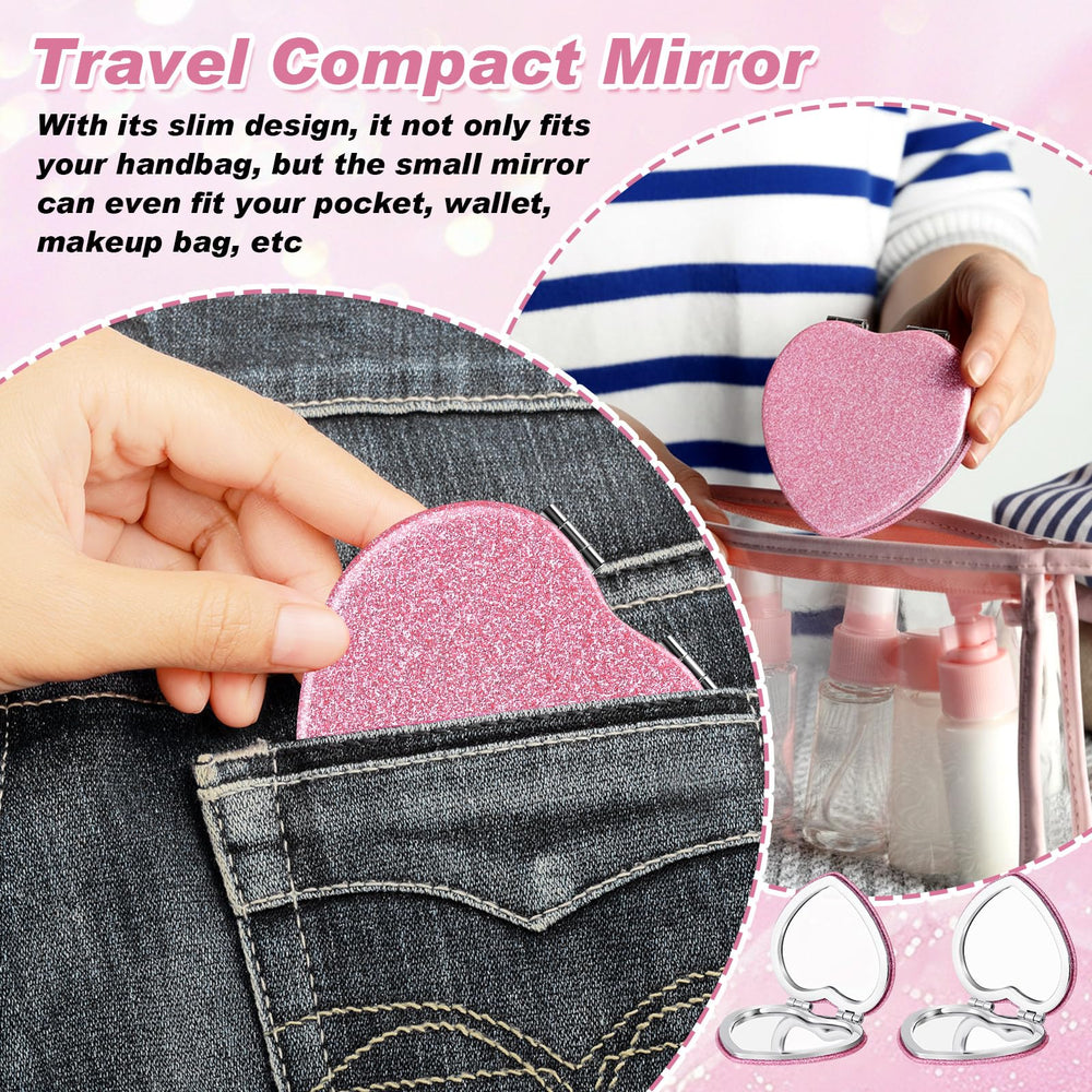 Miroir briwoody double face 2x, précision maquillage facilitée.