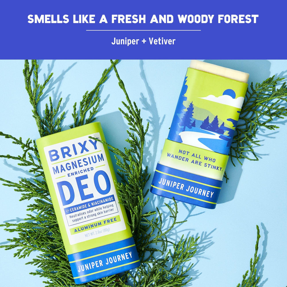 BRIXY vegan deodorant supports a clean lifestyle with eco packaging