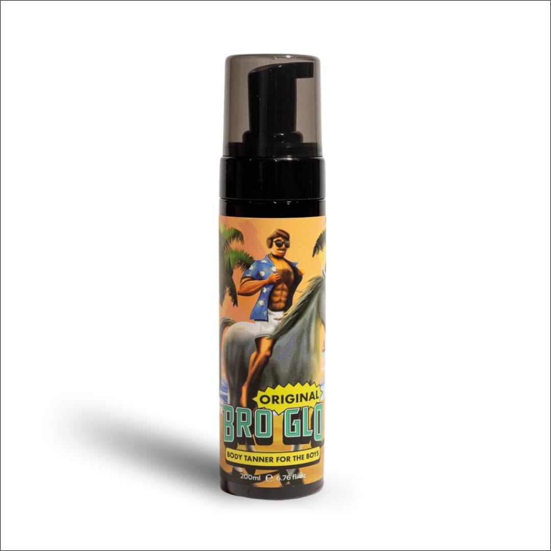 Bro Glo : mousse bronzante en application rapide sur le visage.