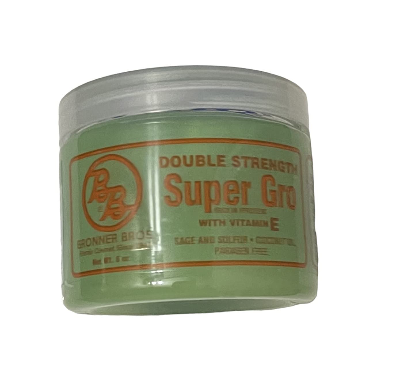BB Super Gro de Bronner Bros, emballage de 6 onces pouvant varier, usage domestique.