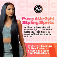 Bronner Bros Pump It Up : jet spray à séchage rapide pour gagner du temps.