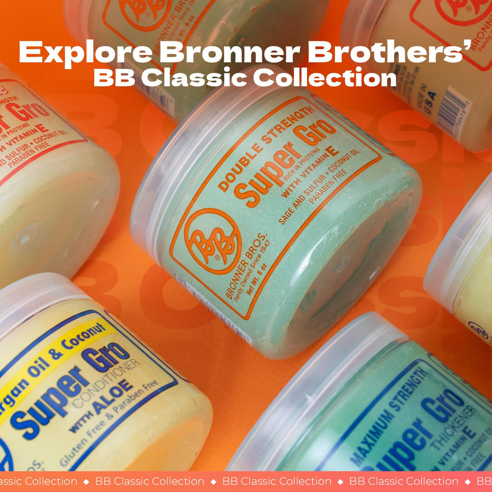 Bronner Bros soin profond cheveux et cuir chevelu, douceur et nutrition.