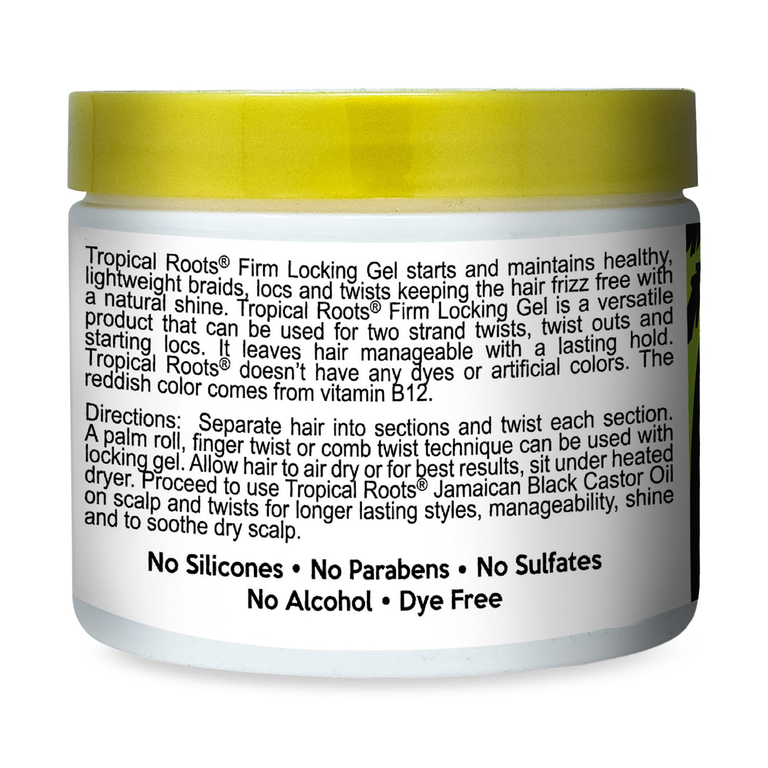 Bronner Bros Tropical Roots Gel – brillance et hydratation améliorées après application.