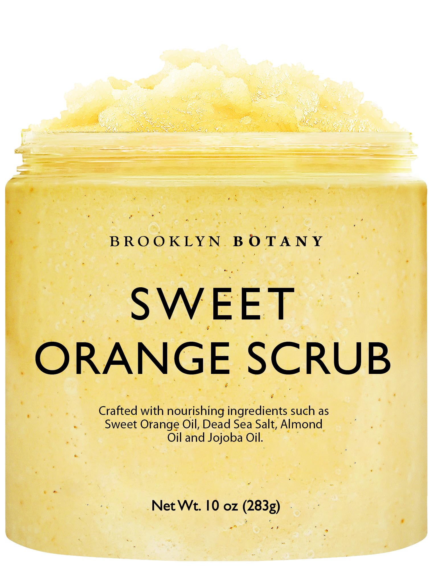 Brooklyn Botany Gommage corps orange douceur, exfoliation douce et peau lisse