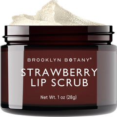 Brooklyn Botany gommage-levres-exfoliant-1oz-fraises : texture plus lisse après usage.