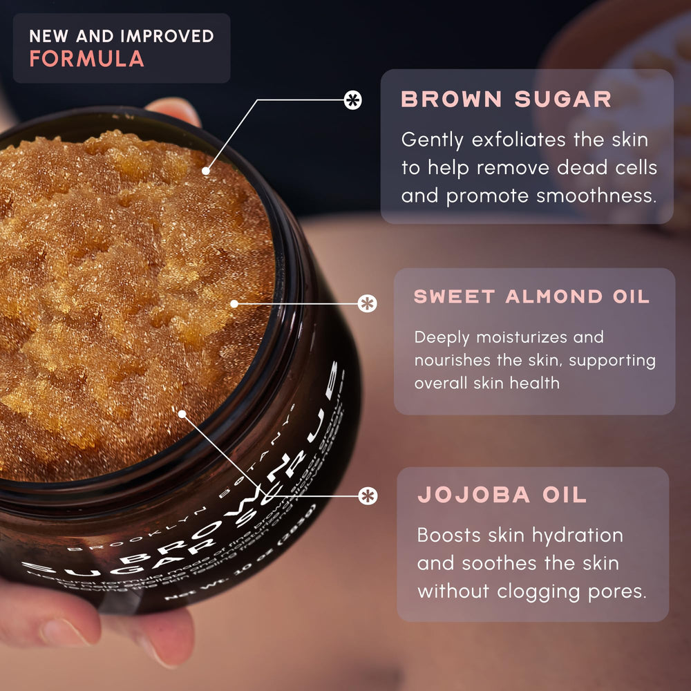 Brooklyn Botany Gommage Sucre Brun – arôme agréable pour la routine
