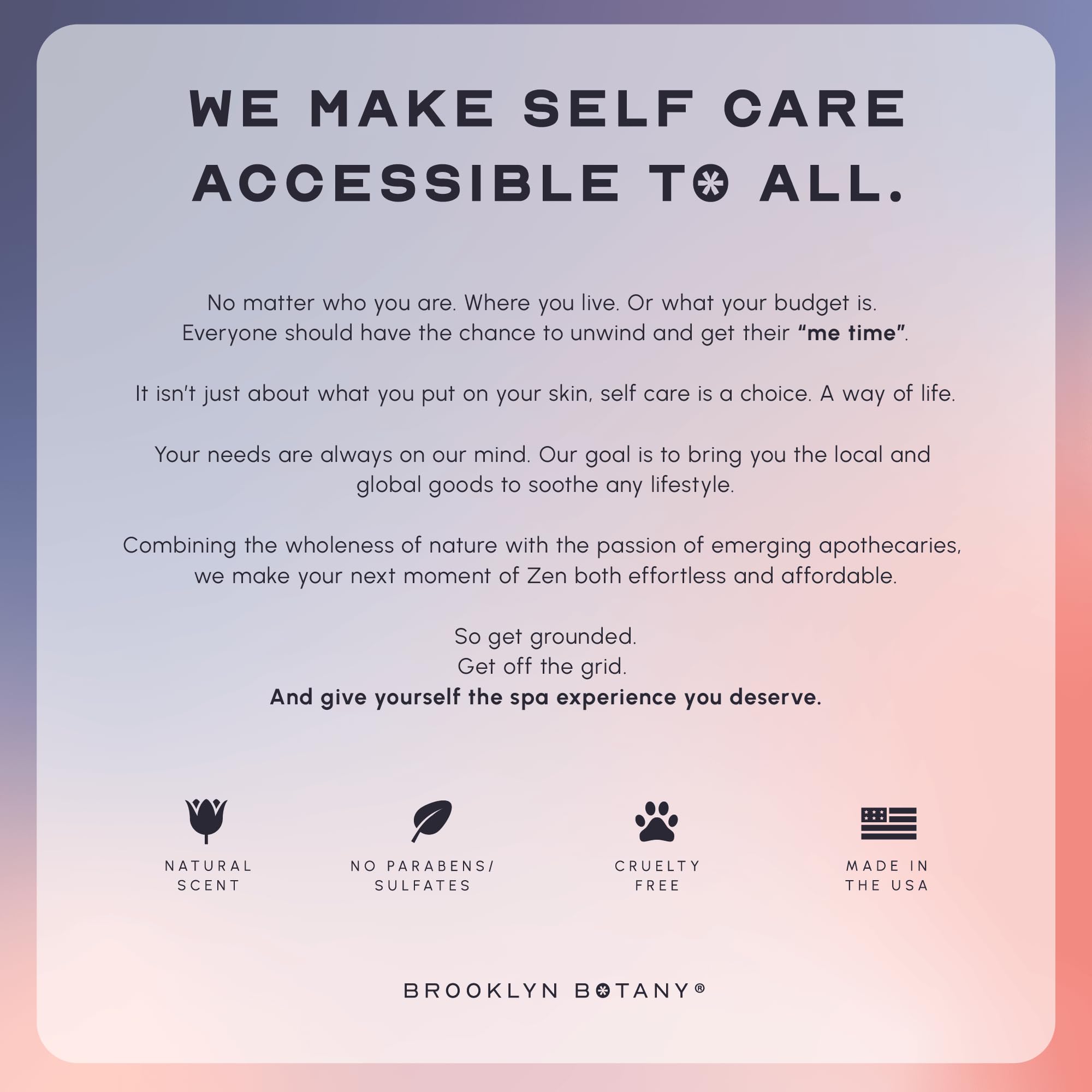 Brooklyn Botany Pack Cadeau Bien Être: idée cadeau pour elle et lui.