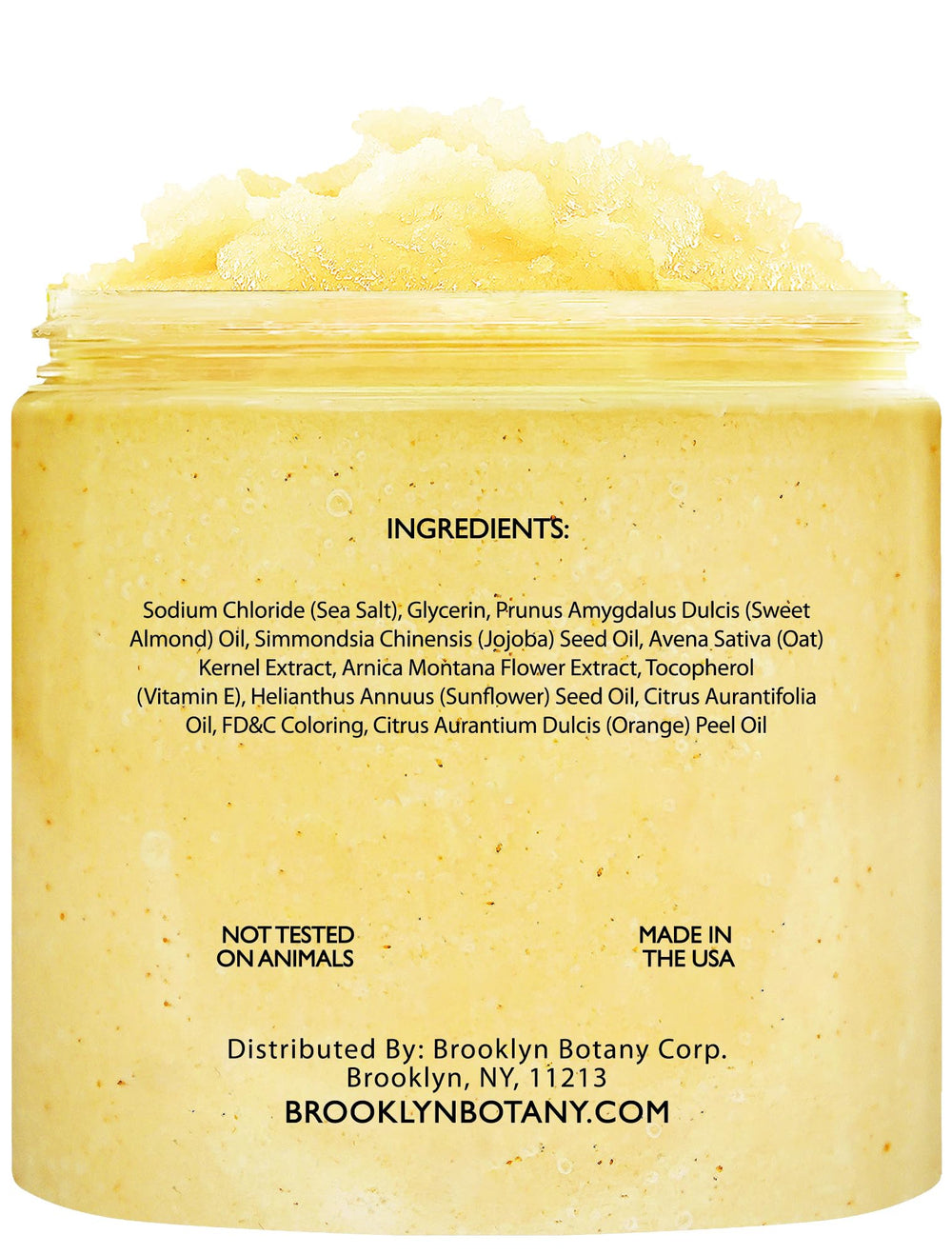 Brooklyn Botany Texture exfoliant visage orange, révèle un teint éclatant
