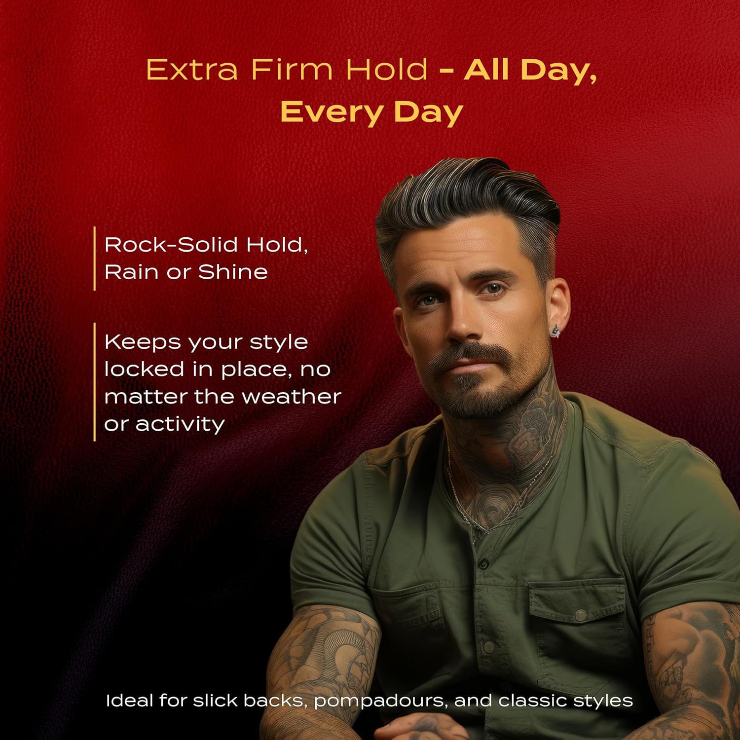 BROSH Far East Hard Pomade — application fluide, répartition facile pour un coiffage rapide.
