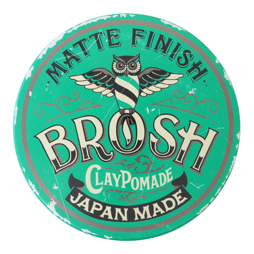POMADE BROSH argileuse, emballage pratique, idéal pour les voyages.