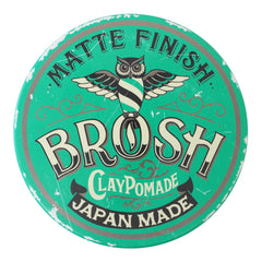 POMADE BROSH argileuse, emballage pratique, idéal pour les voyages.