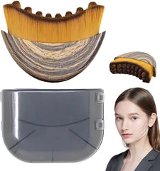 Brosse contour lymphatique visage, ergonomique, massage doux et ciblé.