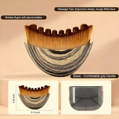 Brosse drainante lymphatique ligne mandibulaire, aide à définir la ligne de la mâchoire.