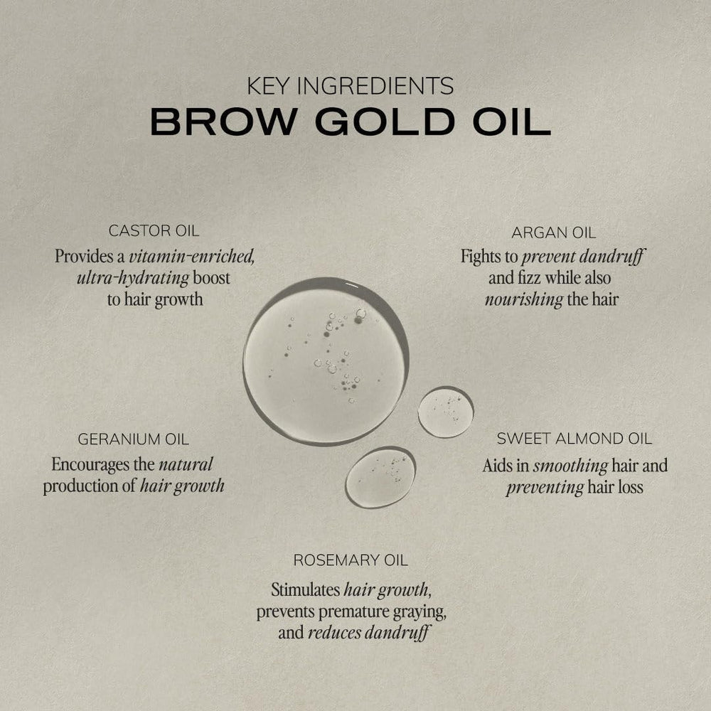 Application quotidienne Brow Code GOLD sur les sourcils pour les entretenir.