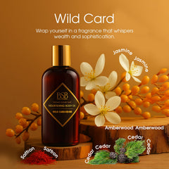 Brown Sugar Babe Wild Card Huile Corps, flacon pratique, idéale pour une application fluide.