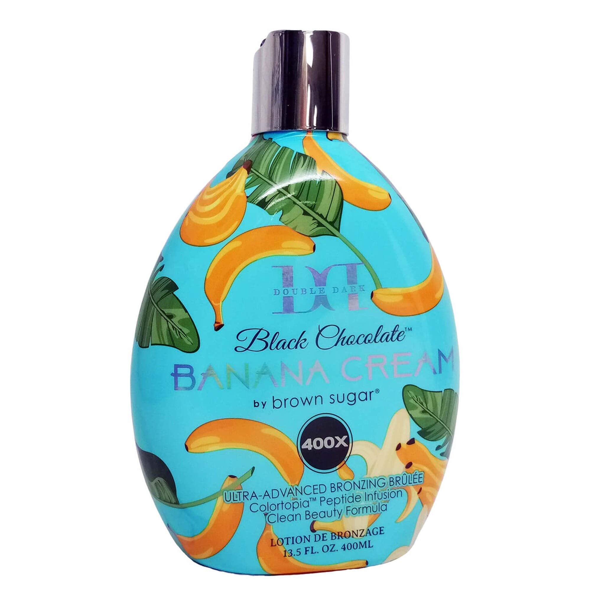 Brown Sugar Chocolat Noir Banane Crème 400X – Texture crème soyeuse sur la peau