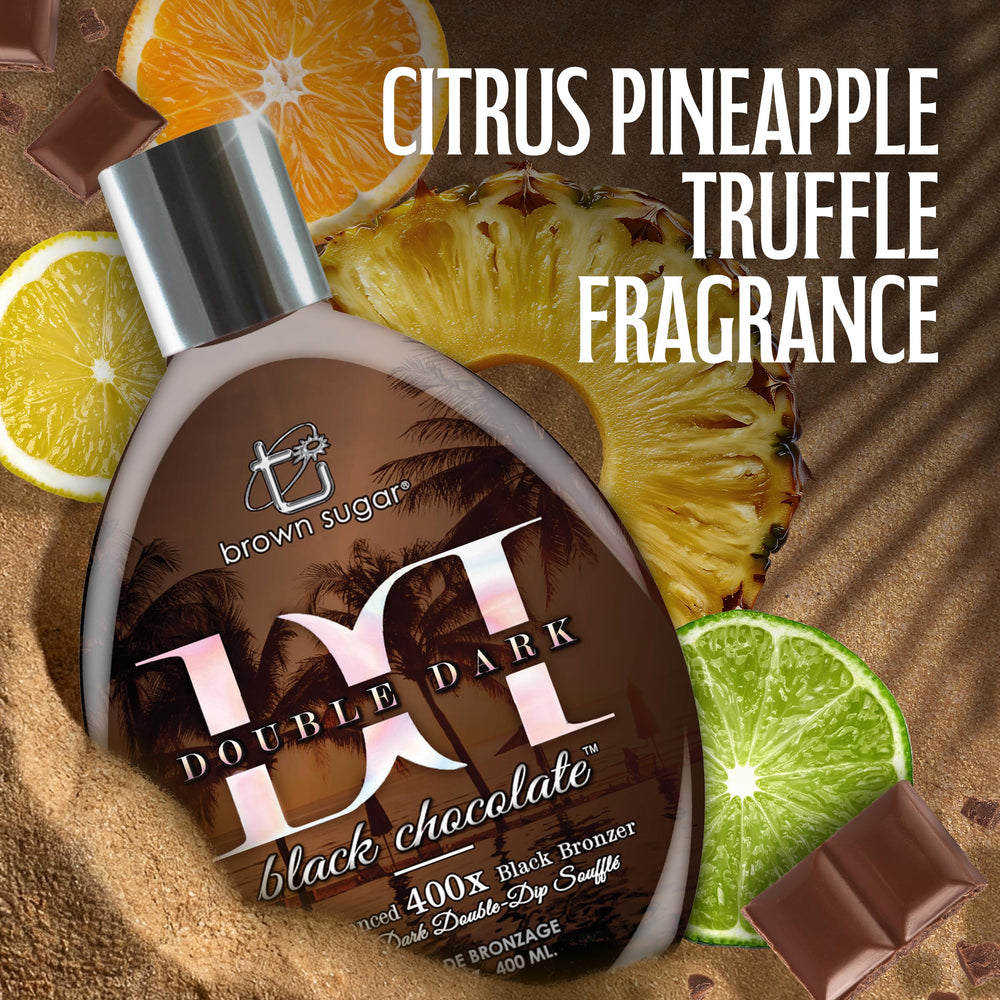 Brown Sugar – parfum Citrus Pineapple Truffle – expérience sensorielle gourmande lors du bronzage.