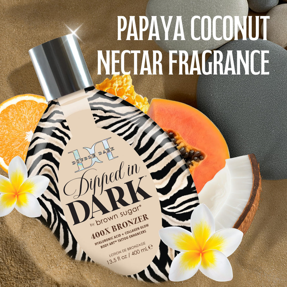 Brown Sugar Dipped — parfum Papaye Coco Nectar pour une sensation estivale.