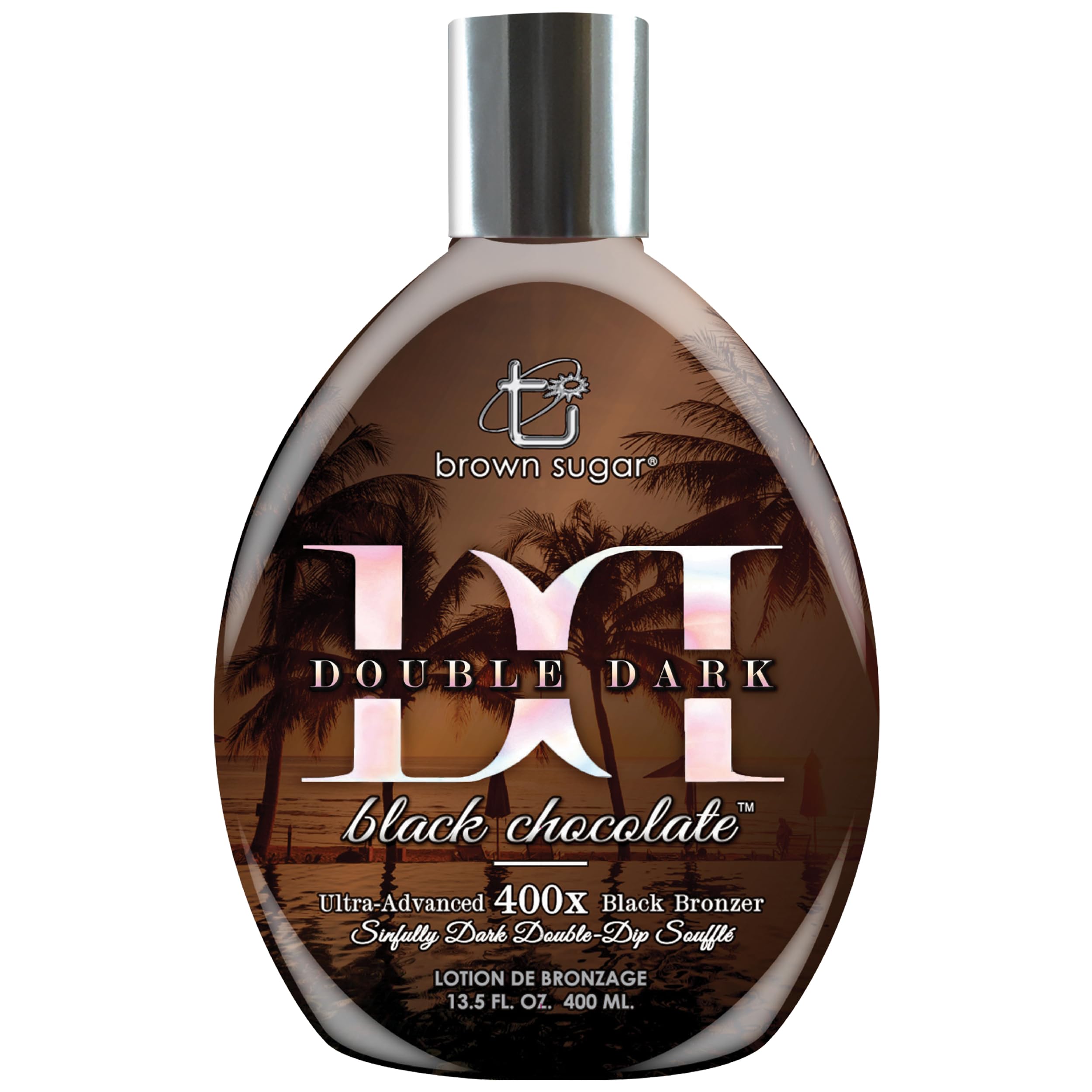 Brown Sugar – bouteille 13,5 oz – bronzage profond et uniforme après application.