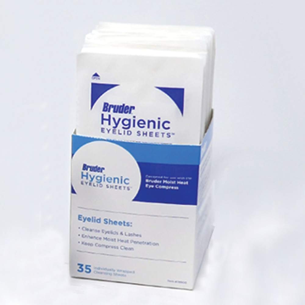 Bruder feuilles oculaires hygiéniques en boite, rangement pratique.