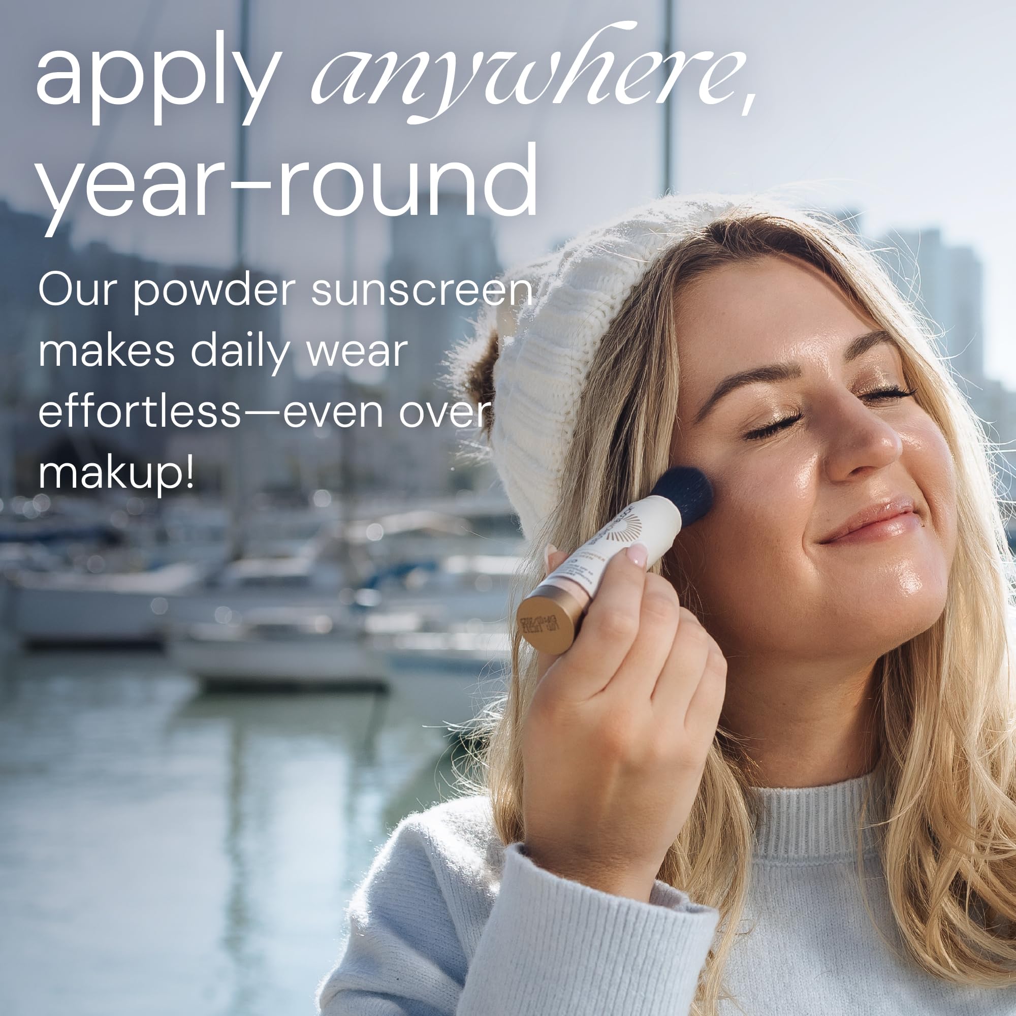 Brush On Block — Formule vegan et sans parabènes pour peaux sensibles.